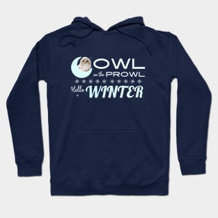 Winter's Watch: Owl On The Prowl Hoodie